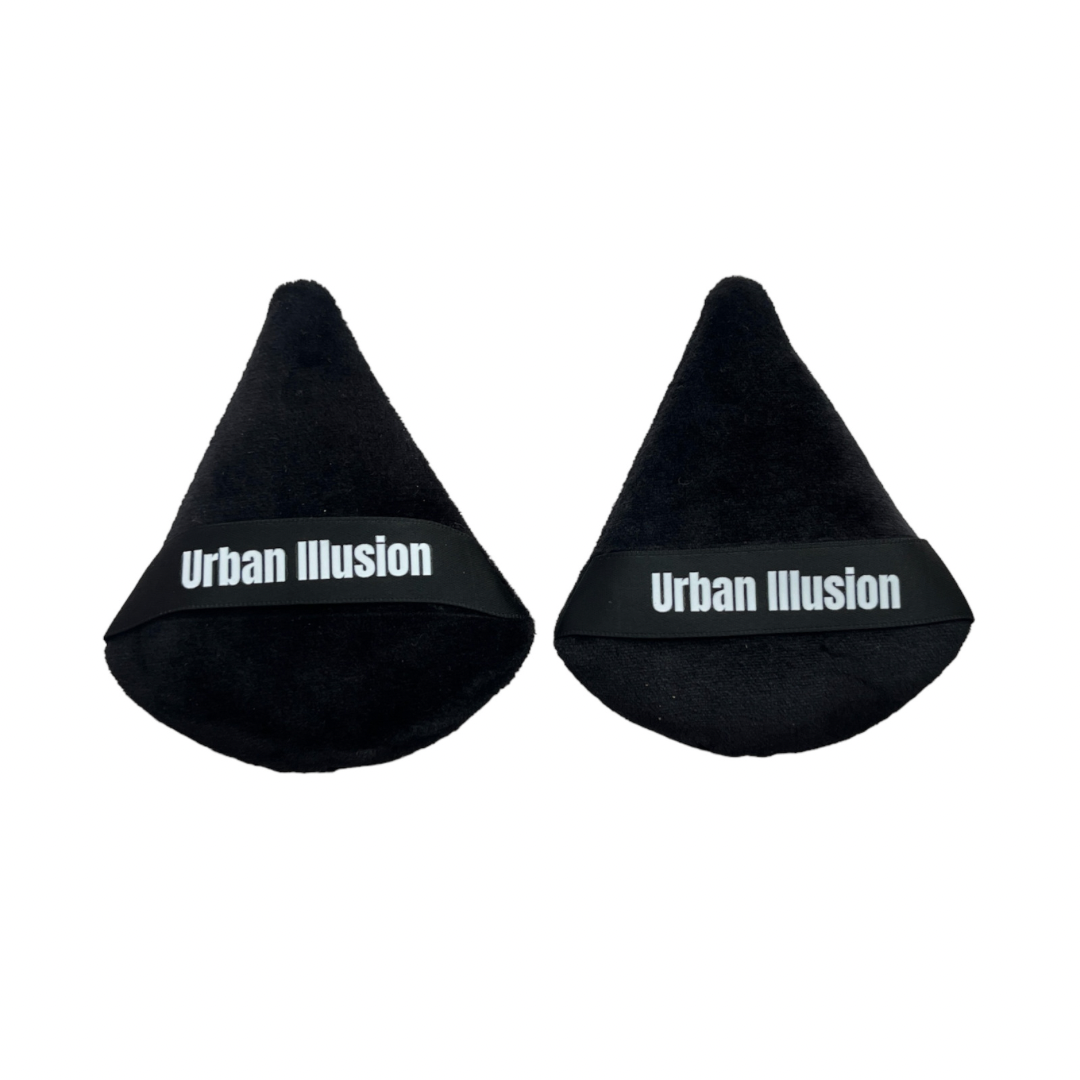 Urban illusion 2 pcs large powder puffs