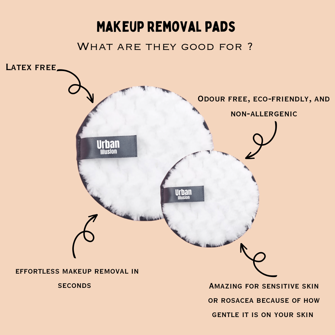 1 regular size cleansing pad and 1 mini