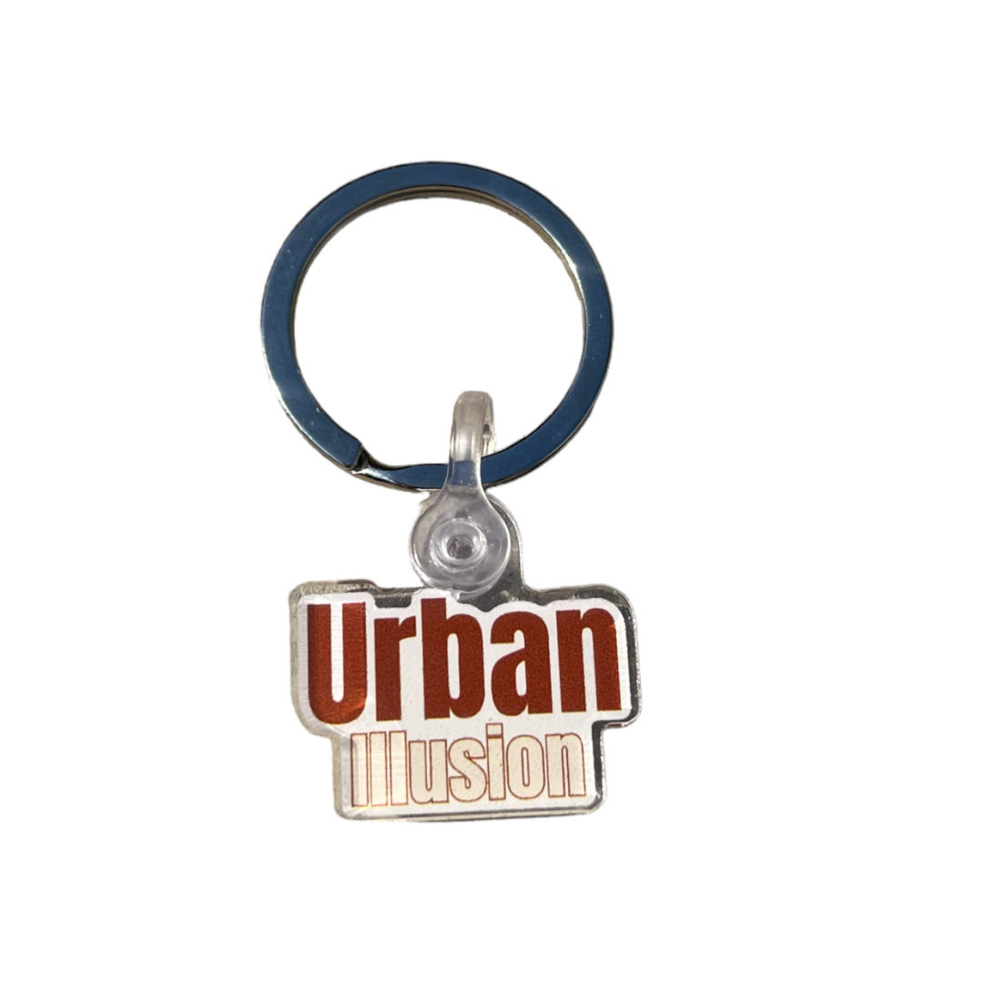 Urban illusion keyring