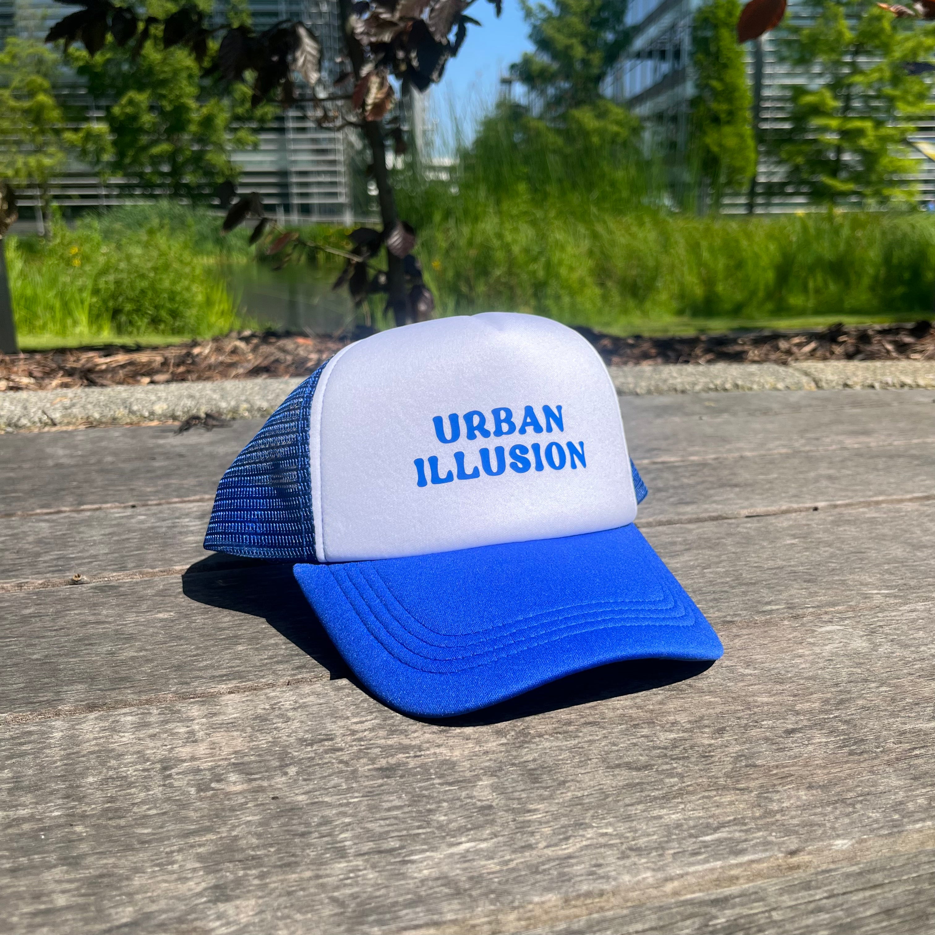 Royal blue Urban illusion baseball cap