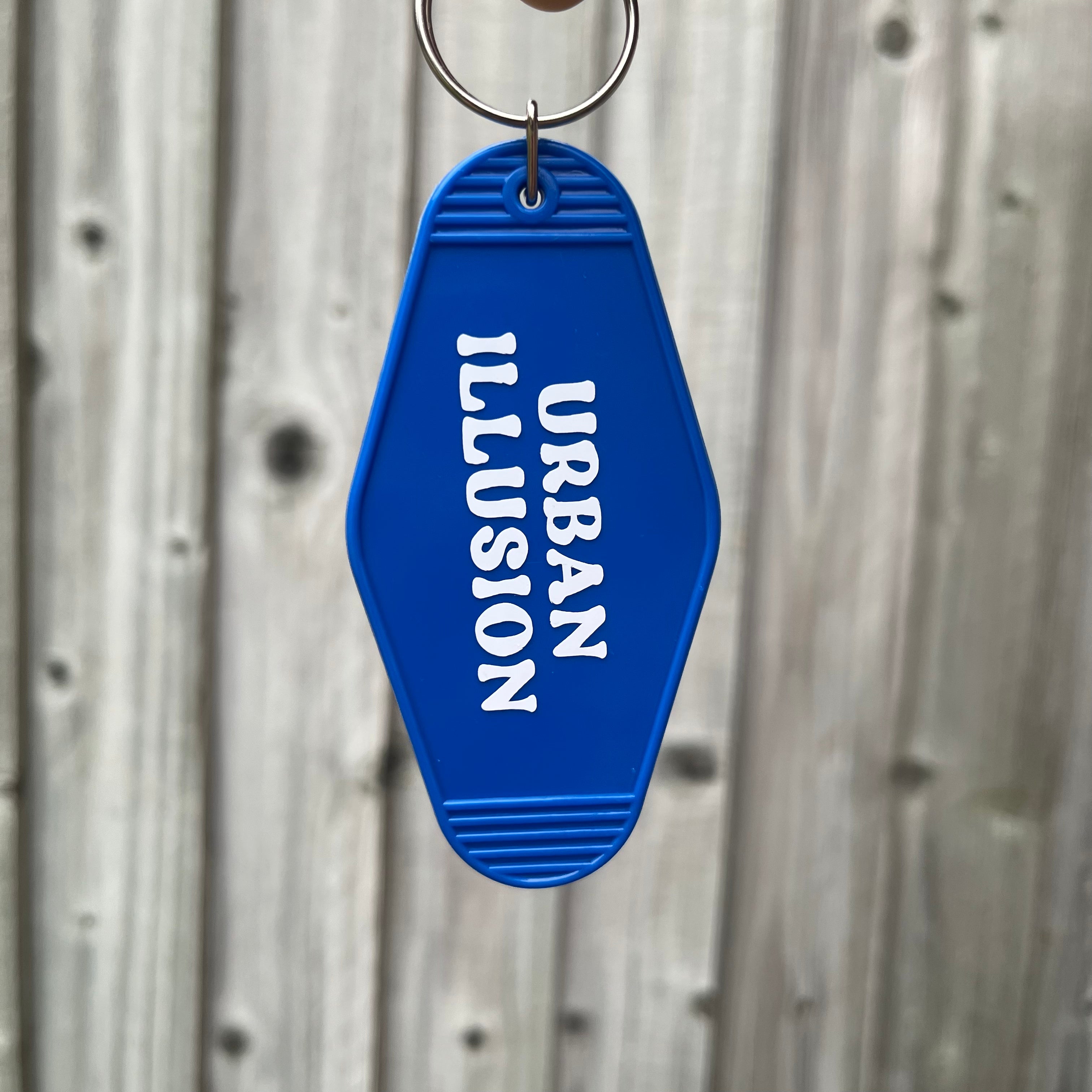 Royal blue the world is better with YOU in it keyring