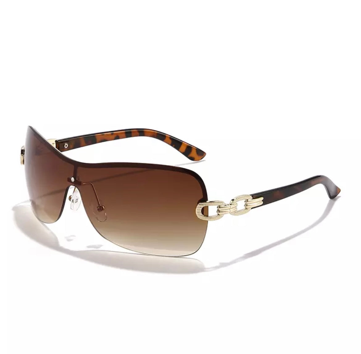 Brown retro sunglasses