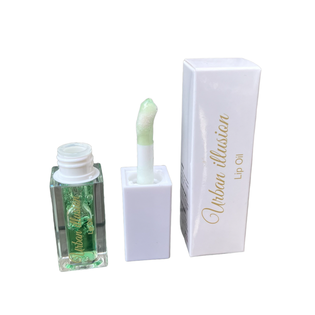 Green apple lip oil