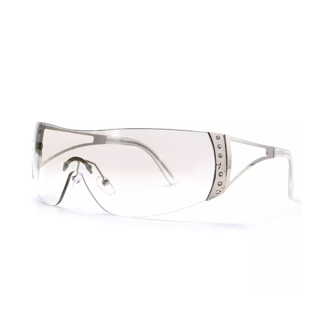 Clear retro sunglasses